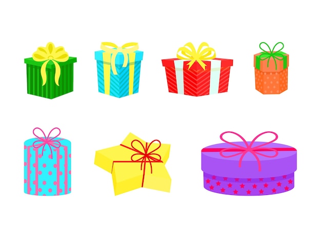 Conjunto de cajas de regalo