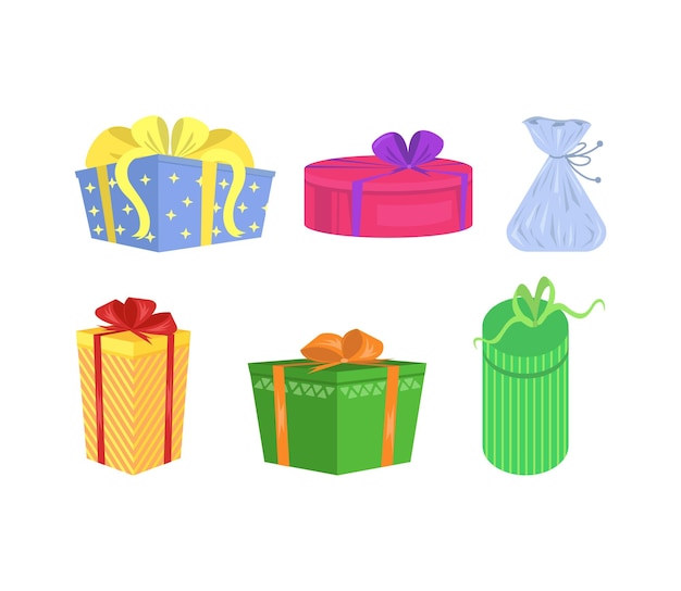 Conjunto de cajas de regalo