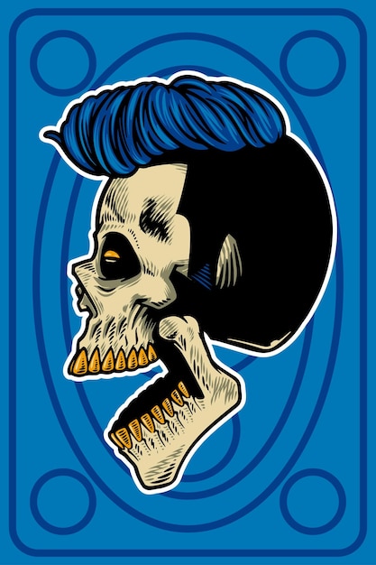 Vector conjunto de calaveras 301