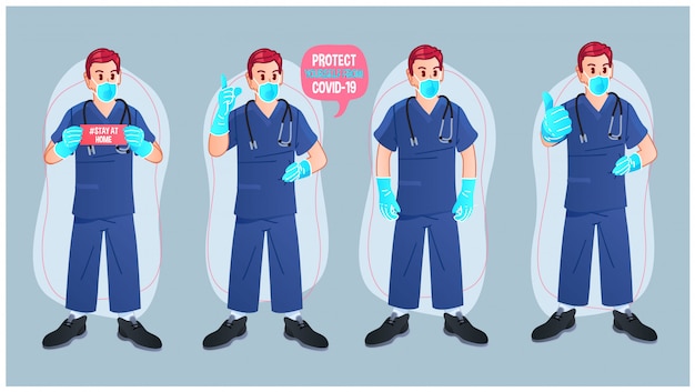 Conjunto de caracteres Doctor multipropósito
