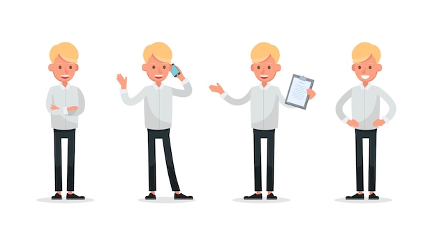 Conjunto de caracteres del empresario