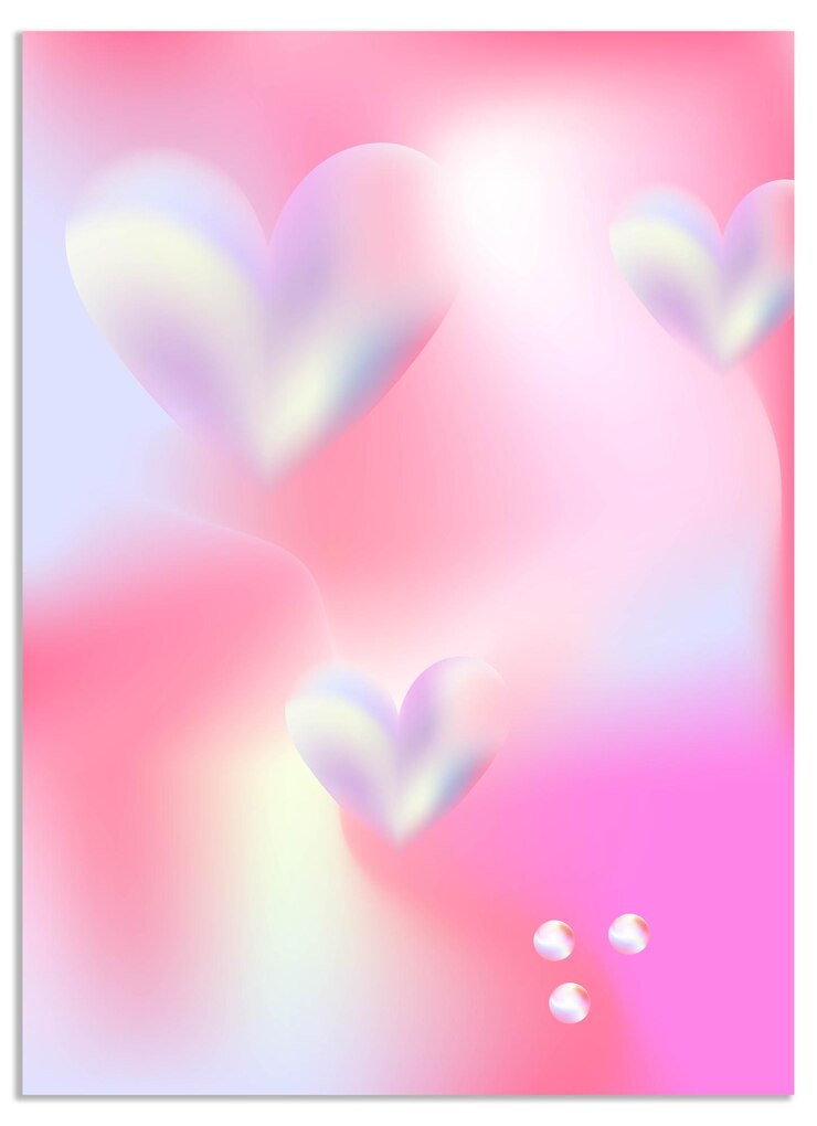 Vector conjunto de carteles con diseño de fondo holo de gradiente lindo