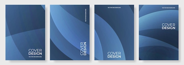 Conjunto de carteles minimalistas abstractos colección moderna de fondos verticales de plantillas vectoriales de diseño de portadas