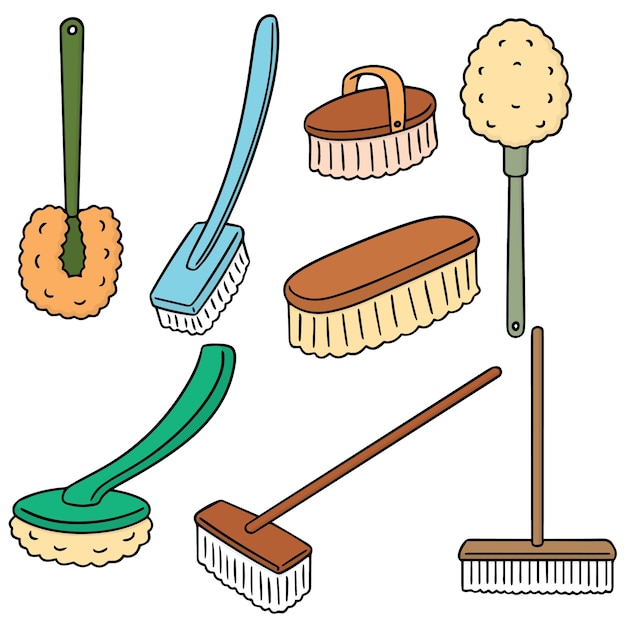 conjunto de cepillo de baño