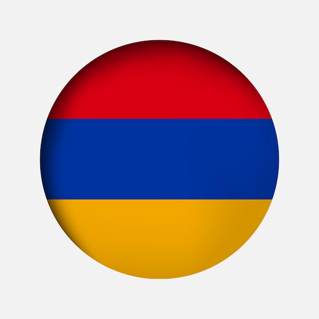conjunto de cinta de bandera con los colores de Armenia para la decoración de la celebración del día de la independencia