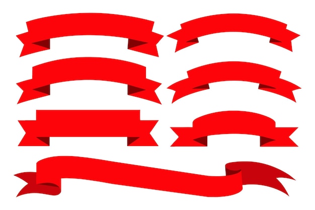 conjunto de cintas adhesivas de bandera roja