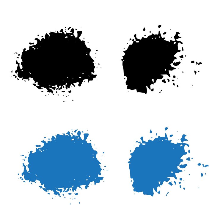 Vector conjunto de círculos grunge texturas de sellos abstractas elementos de diseño vectorial