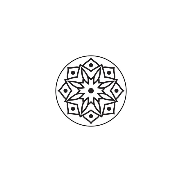 conjunto de círculos de mandala dibujados a mano colección