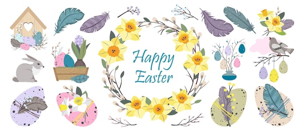 Conjunto de clipart de pascua