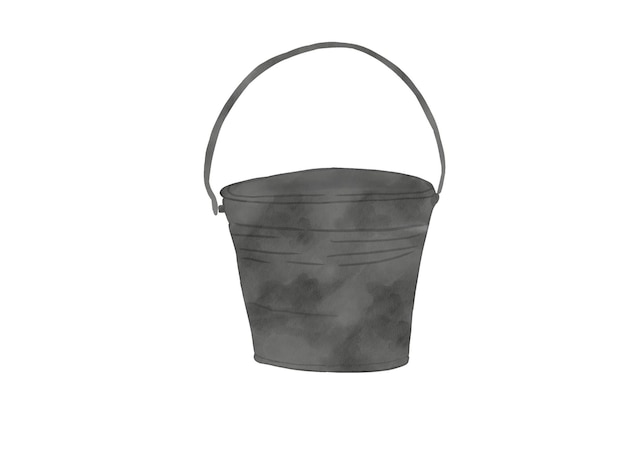 conjunto de cliparts de pesca de acuarela