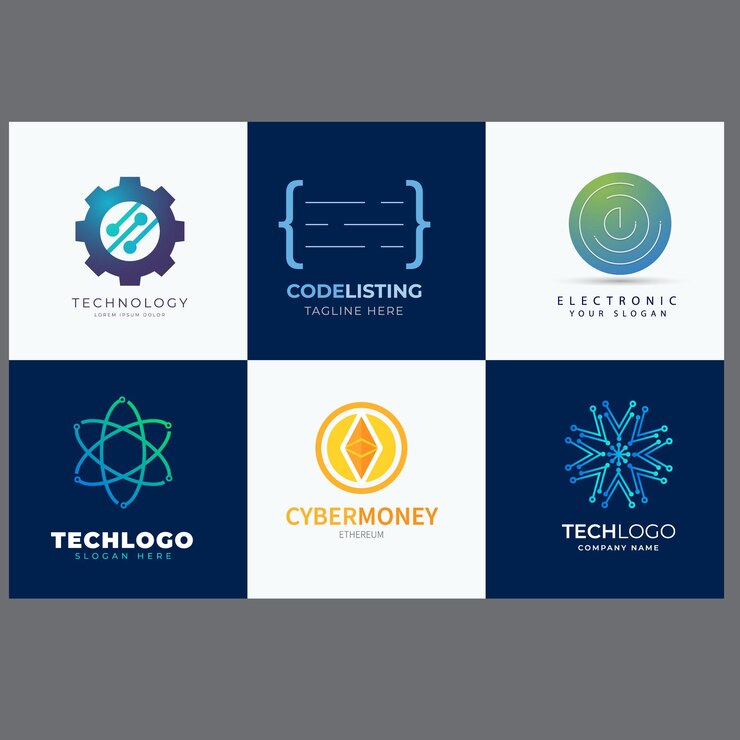 Vector conjunto de código boost diseño de logotipo vector concepto rocket código modelo de logotipo icono vector