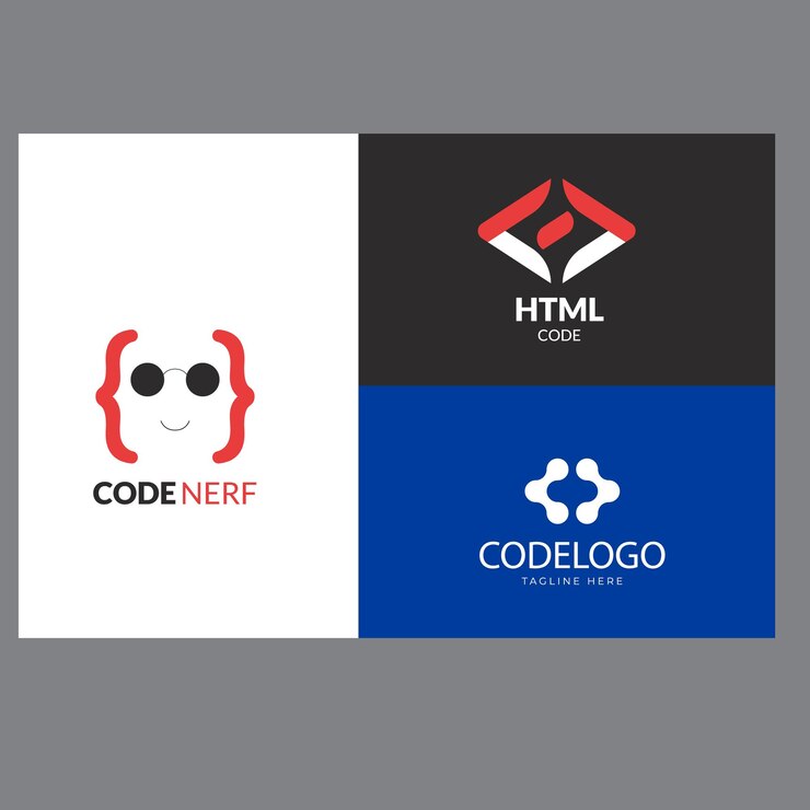 Vector conjunto de código boost logo diseña el concepto vectorial rocket code icona de plantilla de logotipo