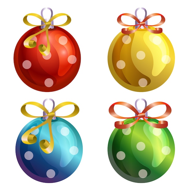 conjunto de colección de bolas de Navidad