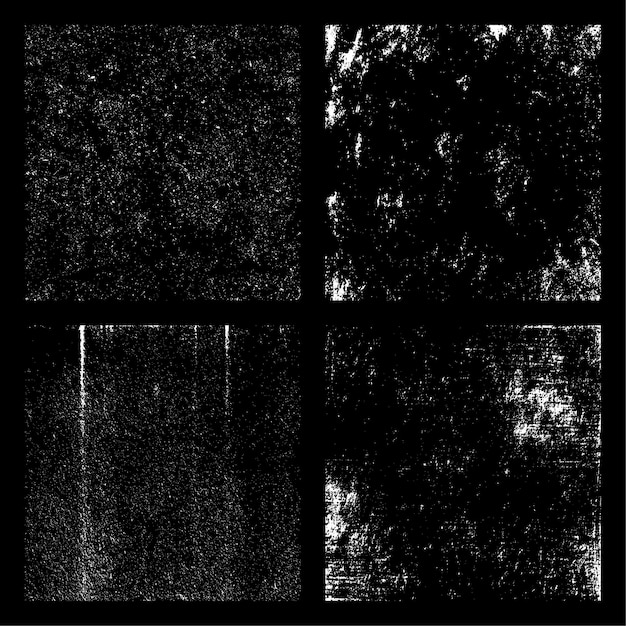 Conjunto de colección de texturas grunge gratis.