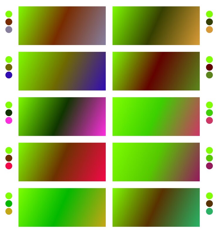 Vector un conjunto colorido de cuadrados con diferentes colores y un borde blanco