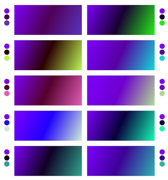 un conjunto colorido de cuadrados con diferentes colores y colores