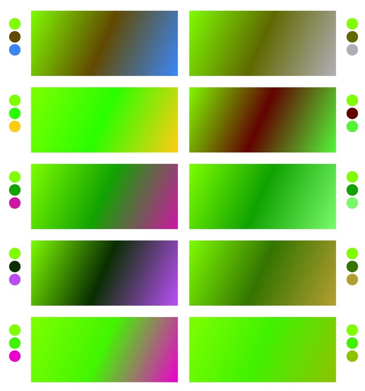 Vector un conjunto colorido de cuadrados con diferentes colores y colores