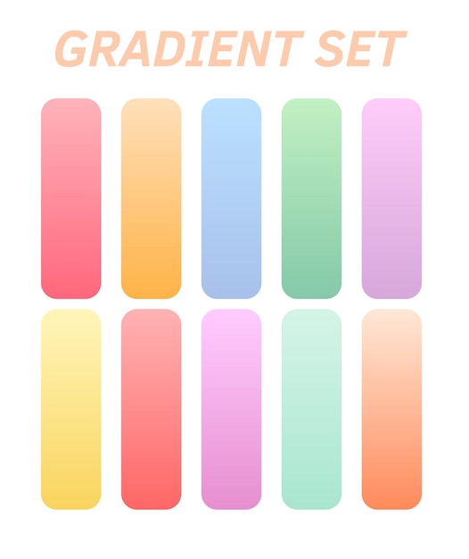 un conjunto colorido de cuadrados de diferentes colores con diferentes colores