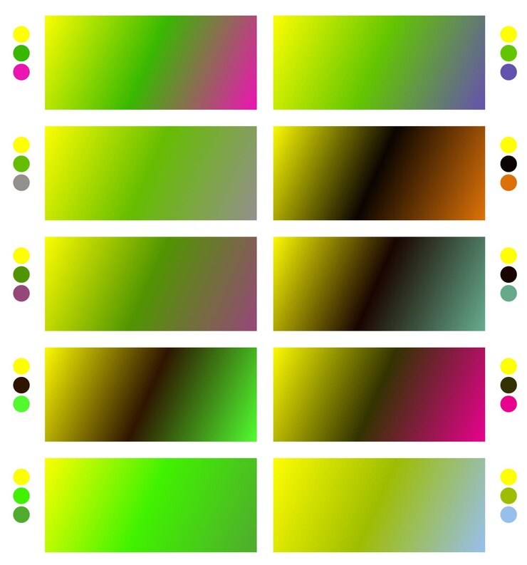 Vector un conjunto colorido de cuadrados con diferentes colores y formas