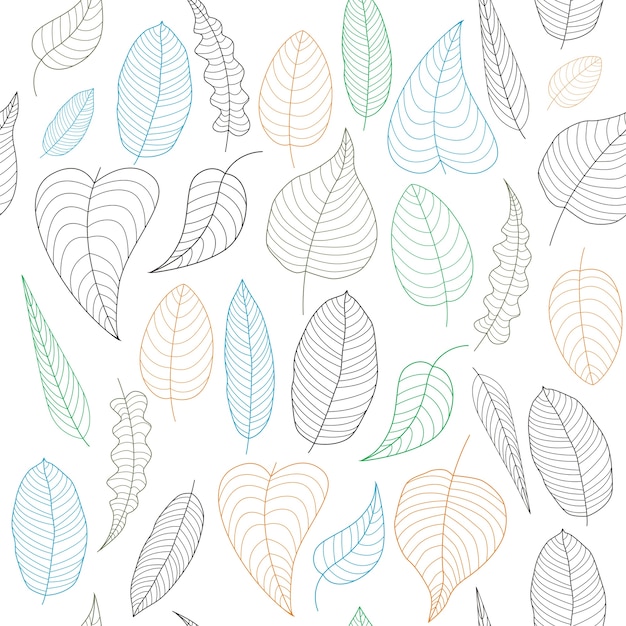 Conjunto de colorido doodle sobre fondo blanco