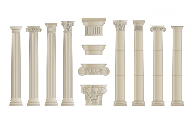 Vector conjunto de columnas