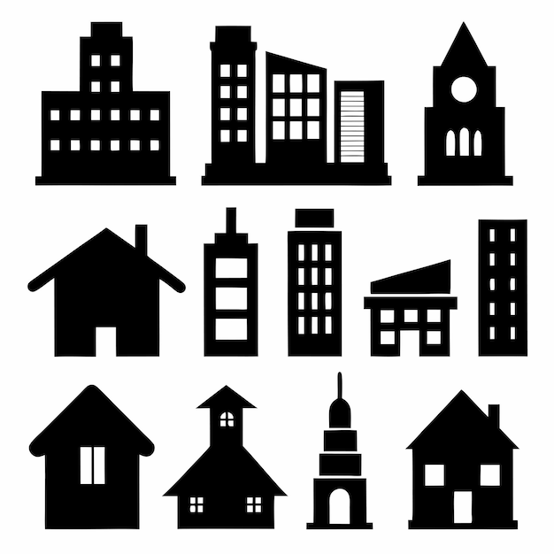 conjunto de conjuntos vectoriales de iconos de construcción