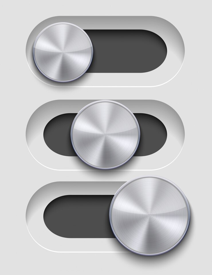 Vector conjunto de control deslizante