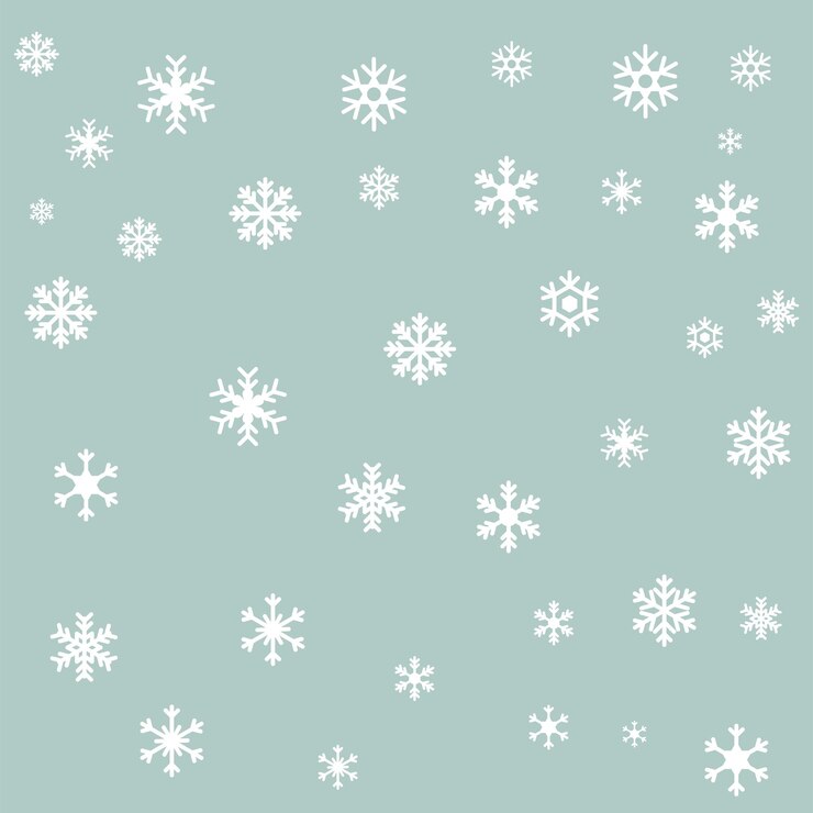 Vector conjunto de copos de nieve