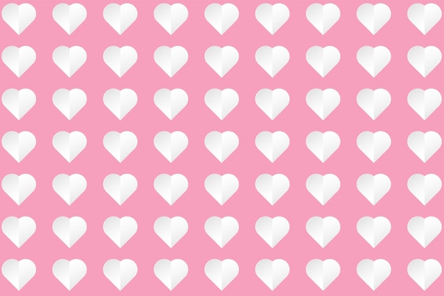 Conjunto de corazones para el Día de la Mujer el 8 de marzo banner Concepto del Día Internacional de la Mujer