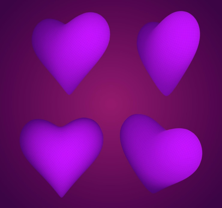 Vector conjunto de corazones a granel vectoriales para medicina y vacaciones