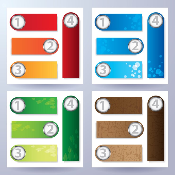 Vector conjunto de cuadro de texto de elemento de naturaleza