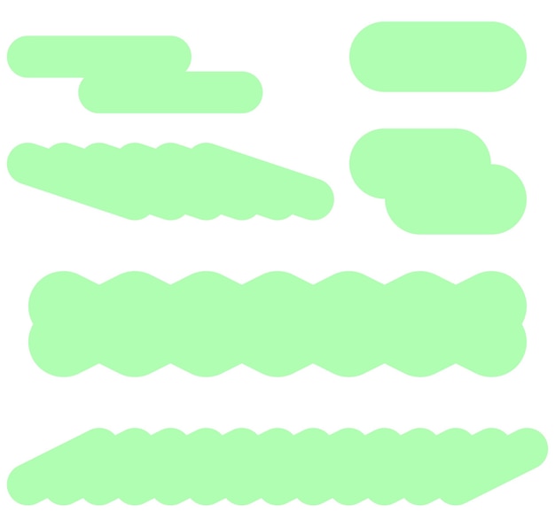 conjunto de cuadros de texto de elementos de diseño de etiquetas en blanco
