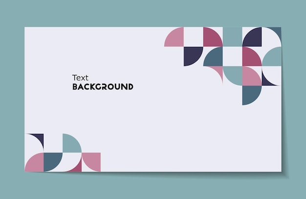Un conjunto de cubiertas con un fondo de diseño mínimo para el banner Vector
