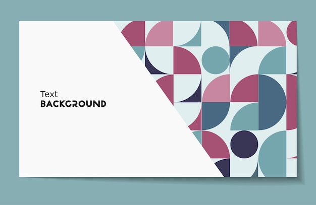 Un conjunto de cubiertas con un fondo de diseño mínimo para el banner Vector
