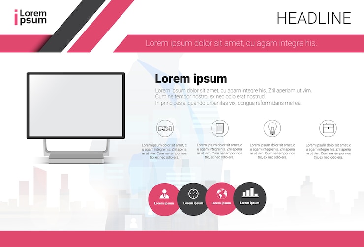 Vector conjunto de datos de computadora