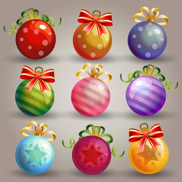 Conjunto de decoración de bolas de Navidad