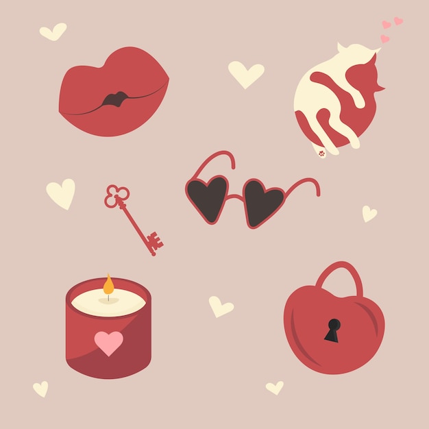 Conjunto de día de San Valentín