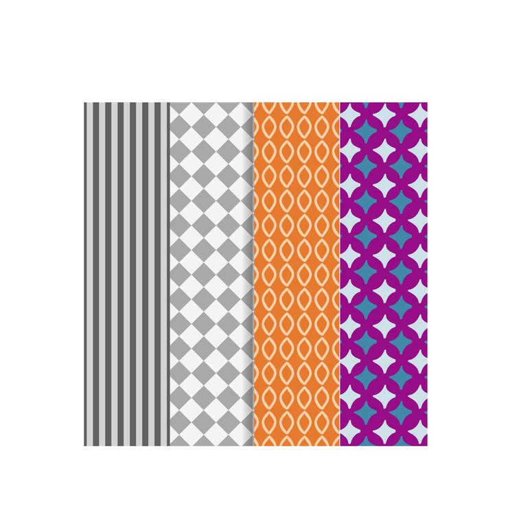 Vector conjunto de dieciséis patrones sin costuras de pascua