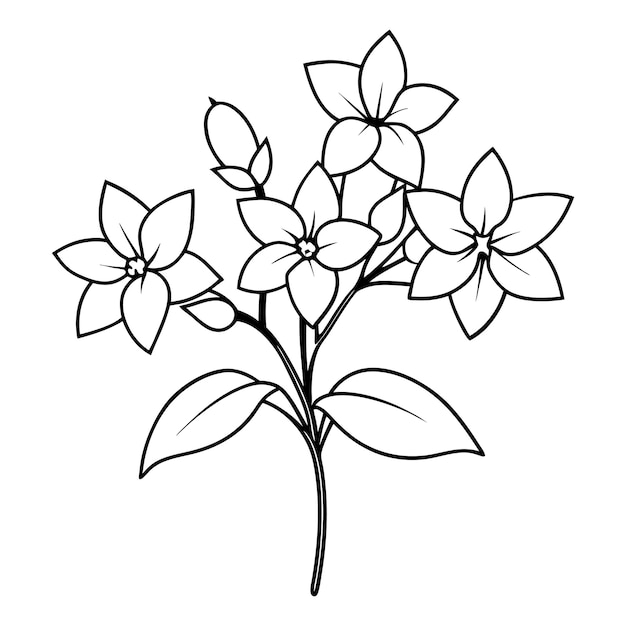 Conjunto de diferentes lienzos de flores sobre un fondo blanco