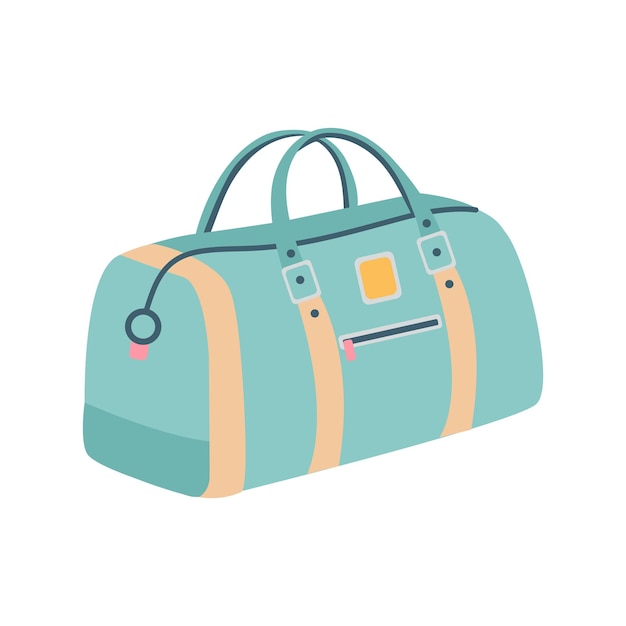 Conjunto de diferentes maletas de viaje Ilustración vectorial en estilo plano