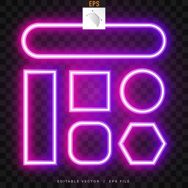 Conjunto de diseño de banner simple