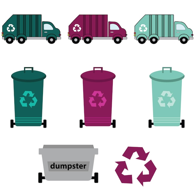 Conjunto de diseño de clipart de botella de alimentación con contorno