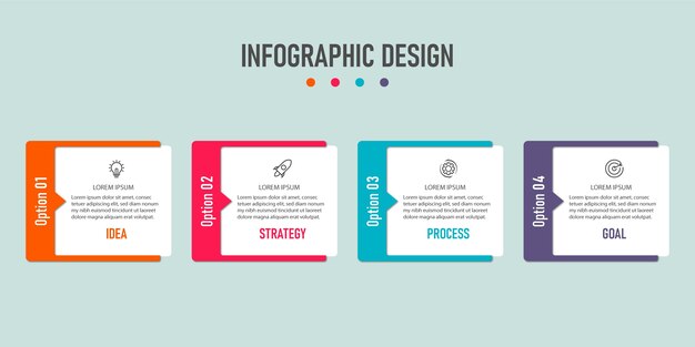 Conjunto de diseño infográfico aislado en azul