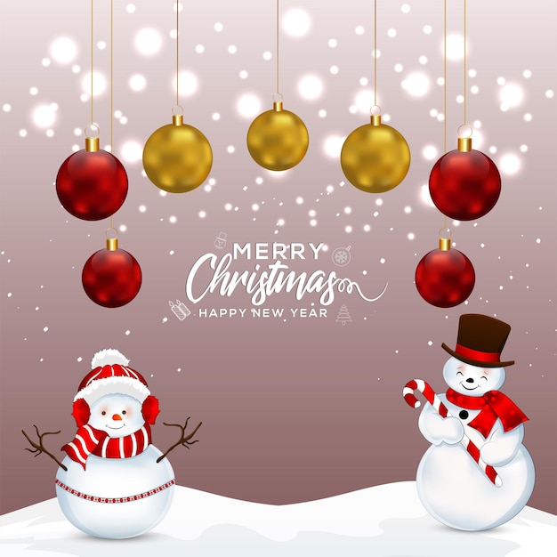 Conjunto de diseño navideño con ilustración creativa