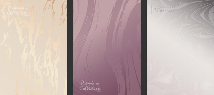 Vector un conjunto de diseños de lujo una colección de plantillas premium para el diseño de postales, invitaciones, empaques, saludos e ideas creativas.