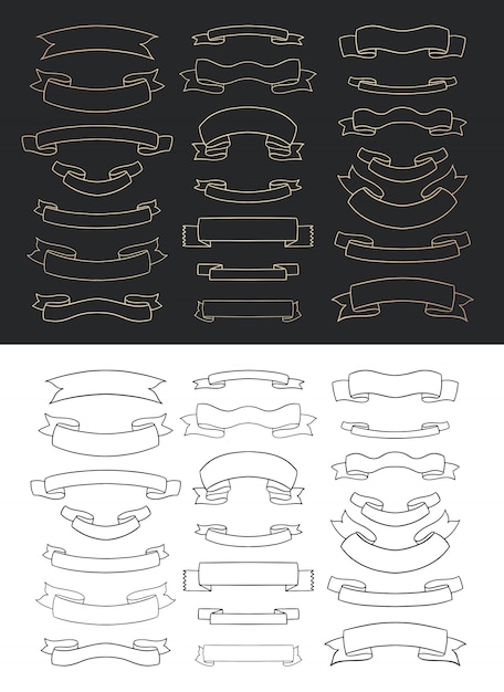 Vector conjunto divisor de cinta