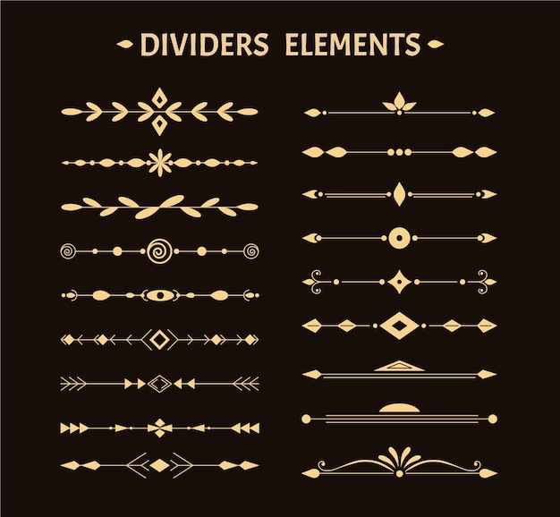 Vector conjunto de divisores planos