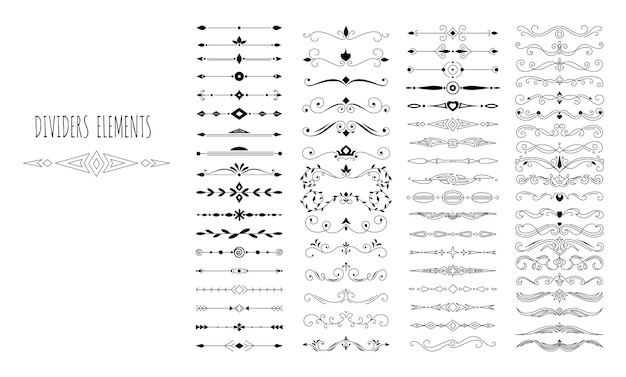 Vector conjunto de divisores planos