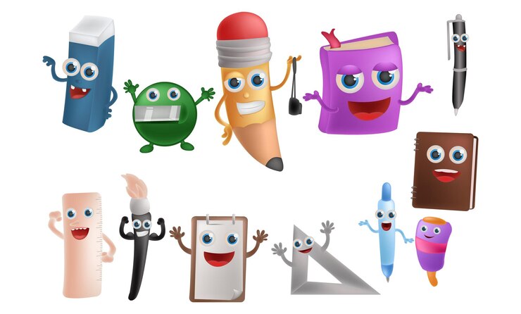 Vector conjunto de educación de regreso a la escuela