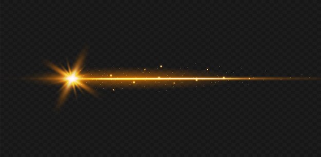 Conjunto de efectos de luz. Deslumbramiento y destellos. Brillantes haces de luz.